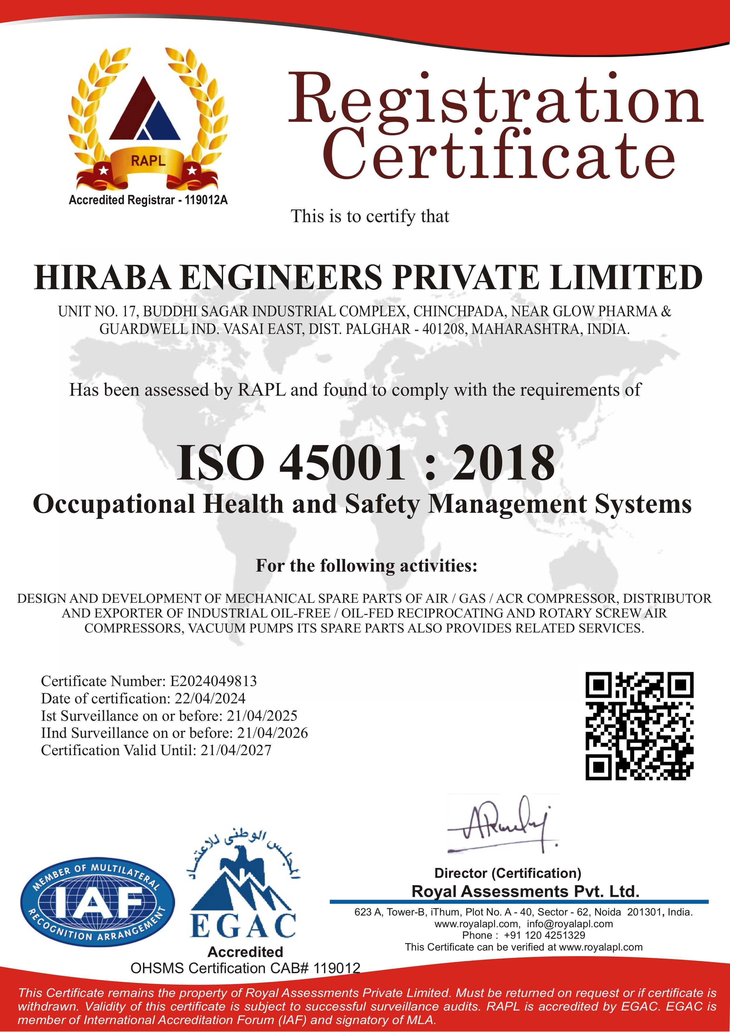 GMP Certificate